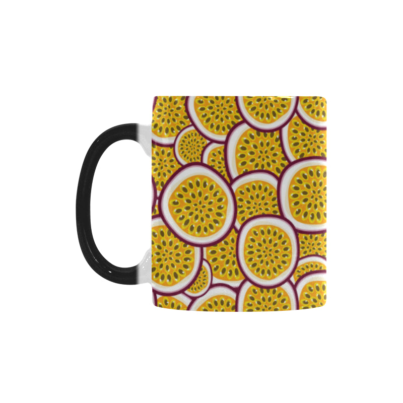 Passion fruits slice pattern Morphing Mug Heat Changing Mug