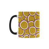 Passion fruits slice pattern Morphing Mug Heat Changing Mug