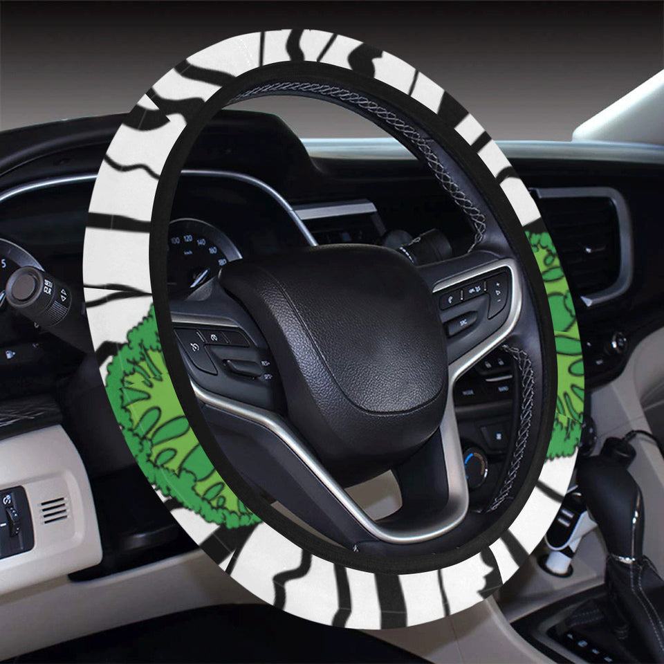 Cool Broccoli pattern Car Steering Wheel Cover