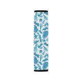 Coral Reef Pattern Print Design 01 Car Seat Belt Cover