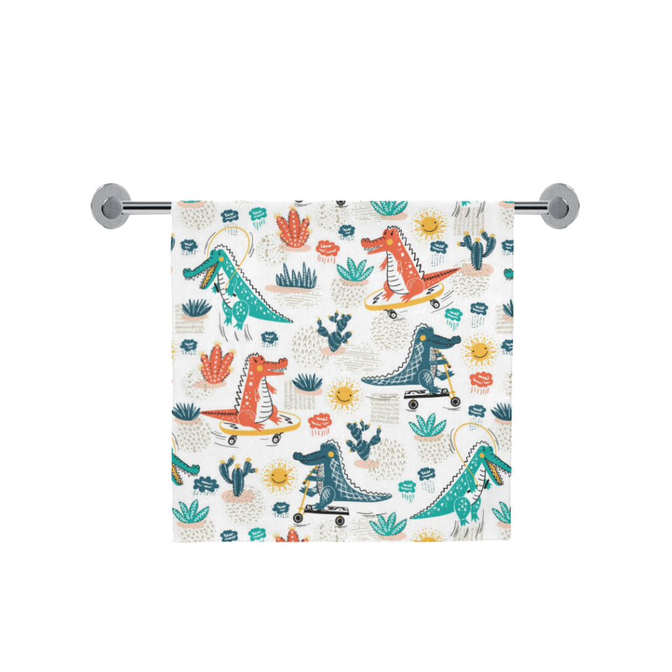 Cute Crocodile Pattern Bath Towel