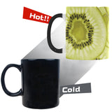 Sliced kiwi pattern Morphing Mug Heat Changing Mug