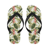 heliconia pattern Unisex Flip Flops