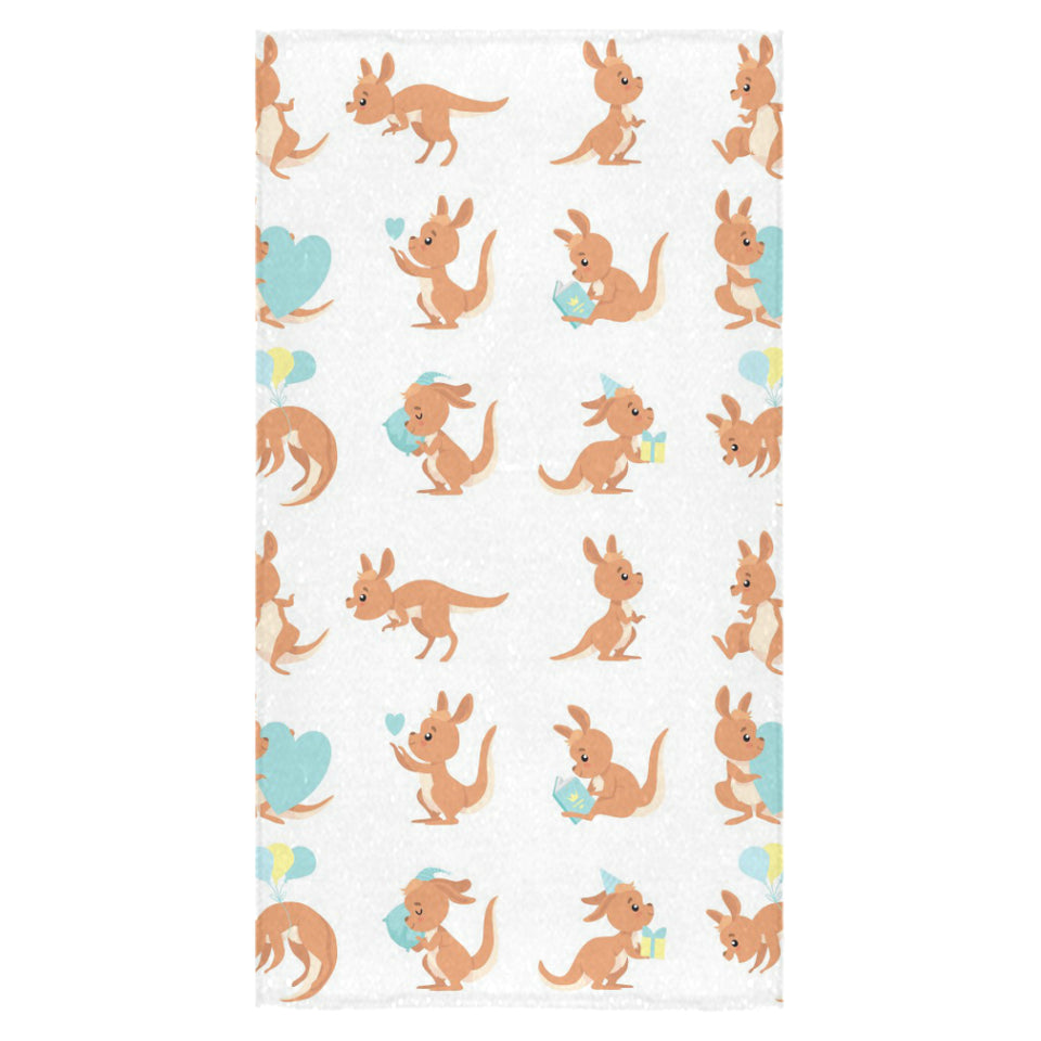 Cute Kangaroo pattern Bath Towel