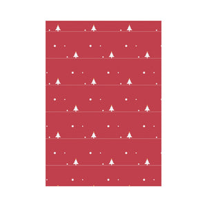 Christmas tree star snow red background House Flag Garden Flag