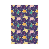 Colorful sea turtle pattern House Flag Garden Flag