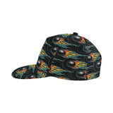 Bowling balls flame pattern All Over Print Snapback Cap