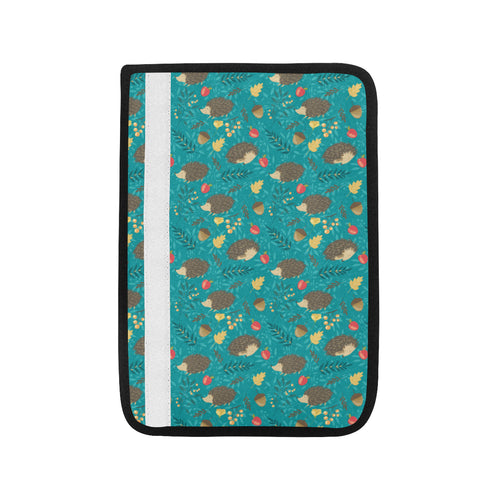 Hedgehog Pattern Print Design 01 Car Seat Belt Cover