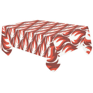 Fire flame symbol design pattern Tablecloth