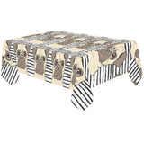 Happy pug pattern Tablecloth