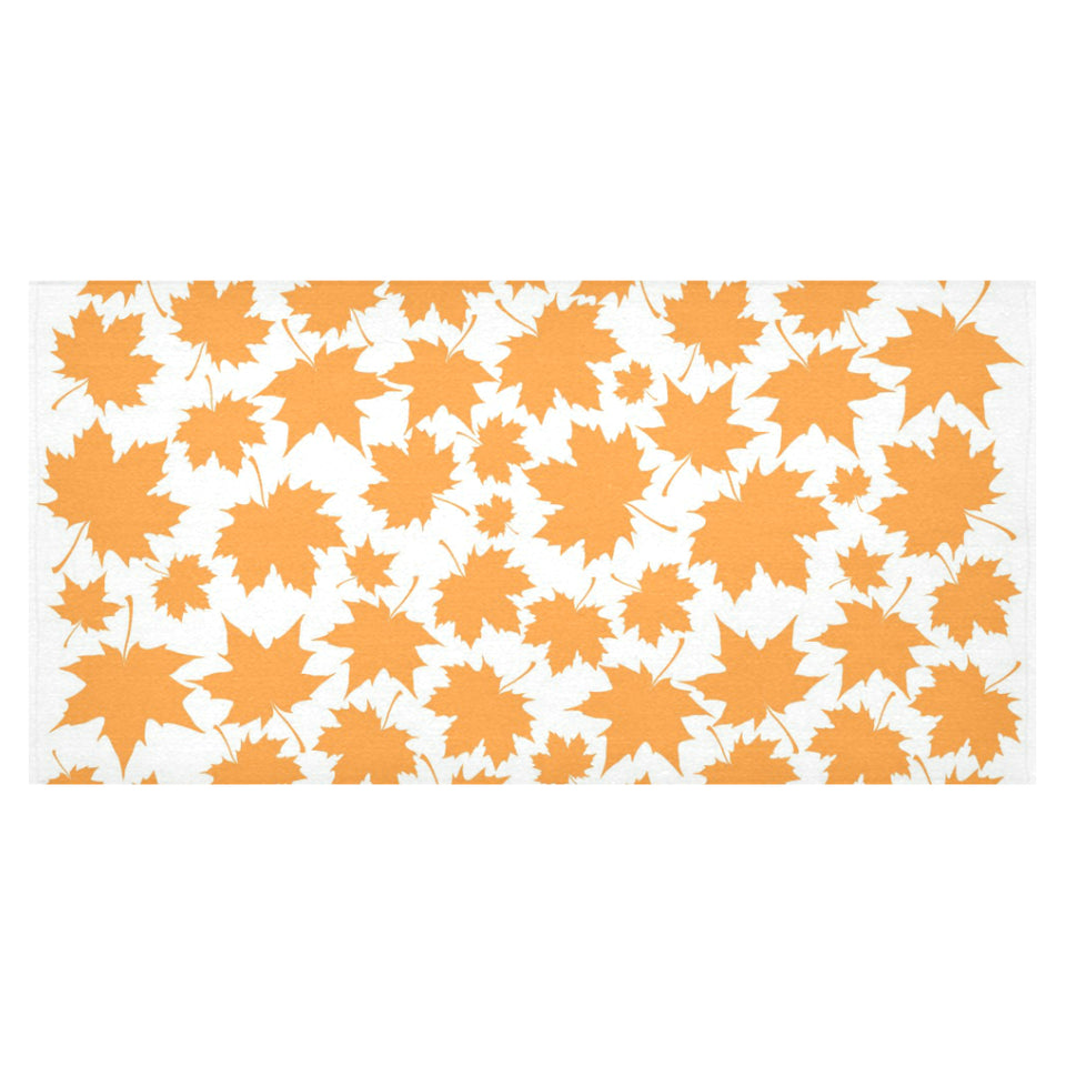 Orange Maple Leaf pattern Tablecloth