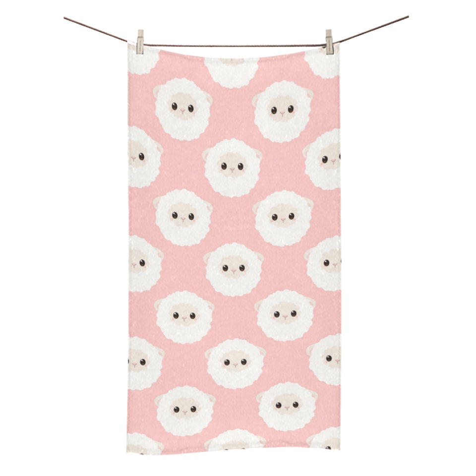 Cute sheep pattern Bath Towel