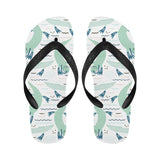 Crocodile diver pattern Unisex Flip Flops