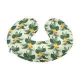 Beautiful parrot palm leaves pattern U-Shaped Travel Neck Pillow