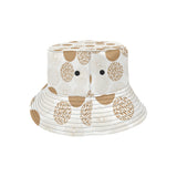 Gold Texture mushroom pattern Unisex Bucket Hat