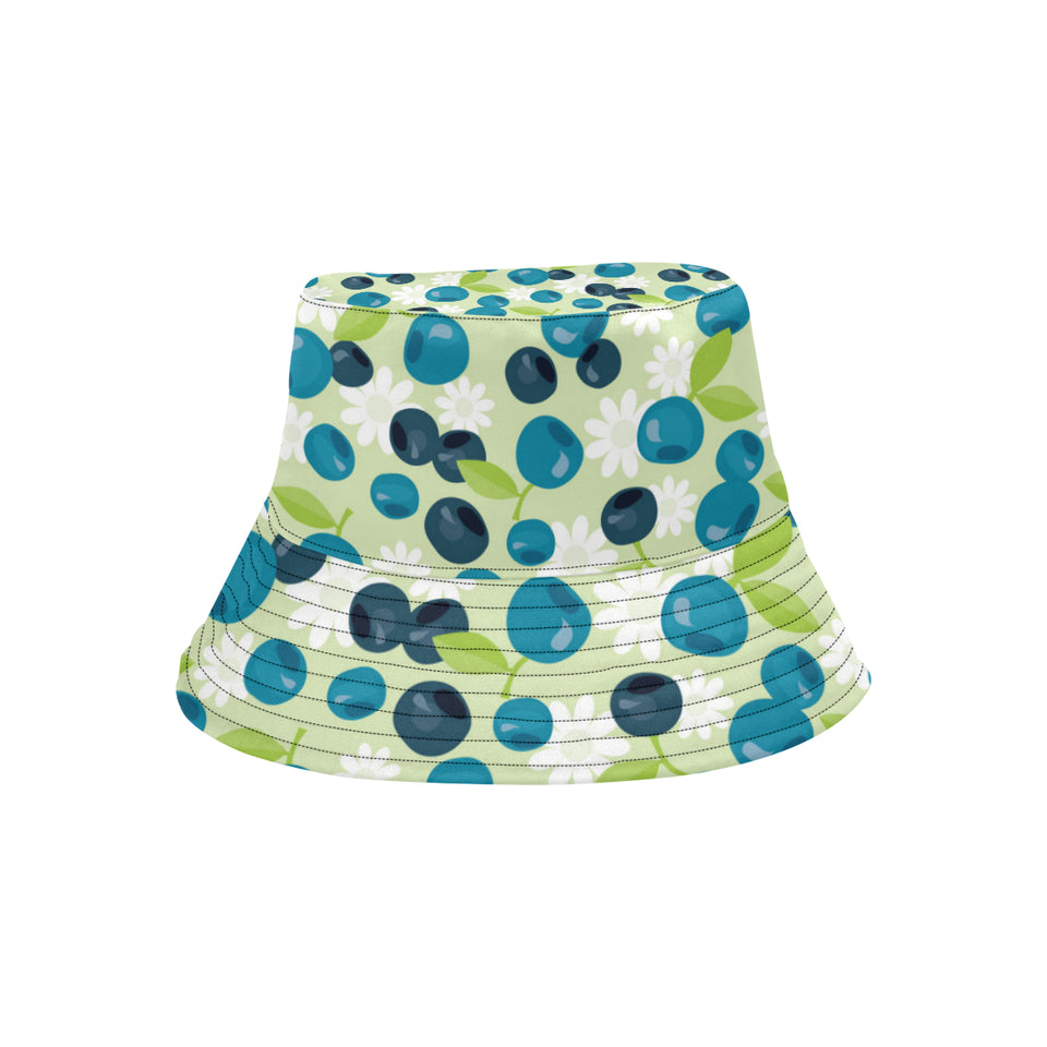 blueberry flower pattern Unisex Bucket Hat
