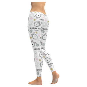 Siberian Husky design pattern Women's Legging Fulfilled In US