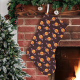 Hamburger Pattern Print Design 05 Christmas Stocking
