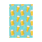 Beer pattern green background House Flag Garden Flag