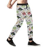 Cute dinosaurs pattern Unisex Casual Sweatpants