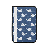 Cute white baby sea lion seal pattern Car Seat Belt Cover