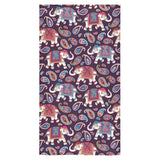 Elephant indian style ornament pattern Bath Towel