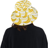 Banana pattern blackground Unisex Bucket Hat