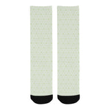 Cucumber pattern background Crew Socks