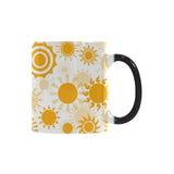 Sun design pattern Morphing Mug Heat Changing Mug