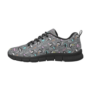 Ostrich Pattern Print Design 01 Men's Breathable Sneakers ( Model 055)