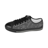 Beer hand drawn pattern Kids' Boys' Girls' Low Top Canvas Shoes Black