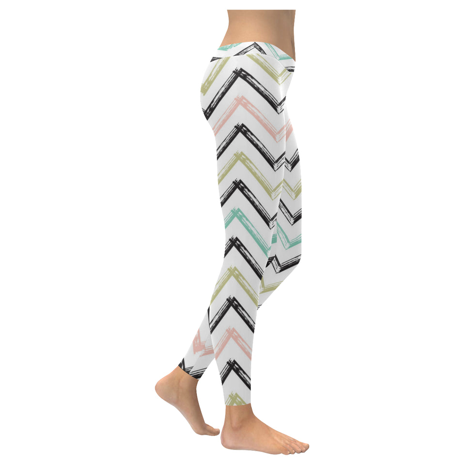 zigzag  chevron paint pattern Women's Legging Fulfilled In US