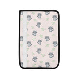 cute raccoons leaves pattern Car Seat Belt Cover