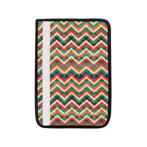 zigzag  chevron colorful pattern Car Seat Belt Cover