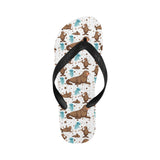 sea lion Seals jellyfish pattern Unisex Flip Flops