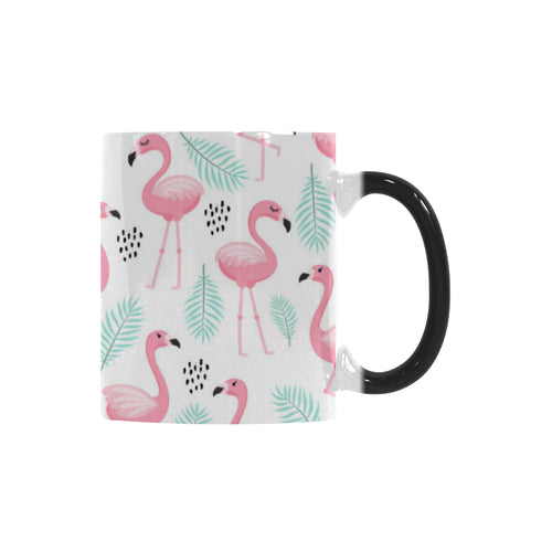 Cute flamingo pattern Morphing Mug Heat Changing Mug