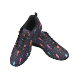 Watercolor colorful seahorse pattern Men's Sneaker Shoes