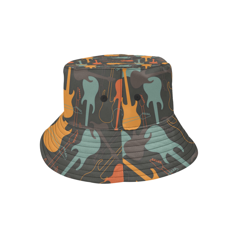 electric guitars pattern Unisex Bucket Hat