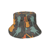 electric guitars pattern Unisex Bucket Hat