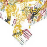 Cool Bee honeycomb leaves pattern Tablecloth