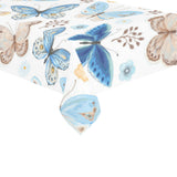 blue butterfly pattern Tablecloth