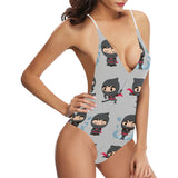Cute ninja pattern Women's One-Piece Swimsuit