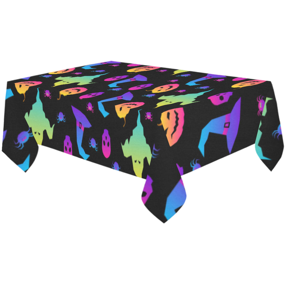 Colorful halloween background Tablecloth