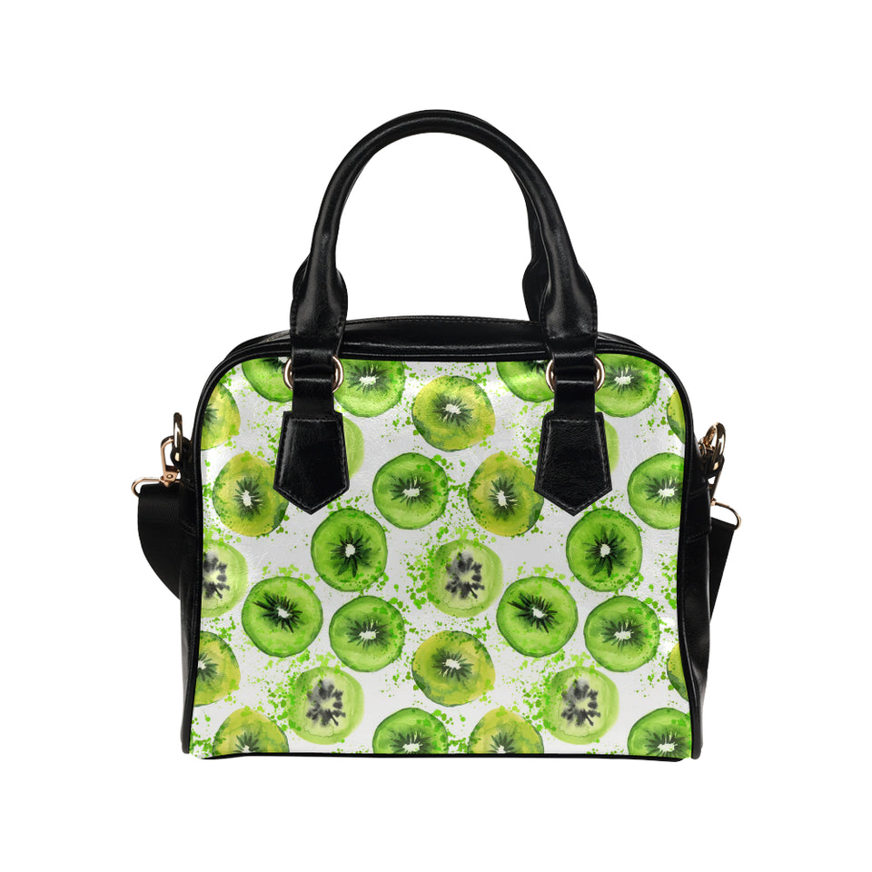Watercolor kiwi pattern Shoulder Handbag