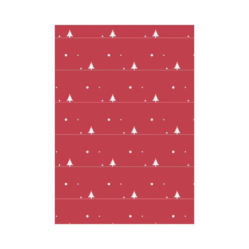 Christmas tree star snow red background House Flag Garden Flag