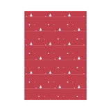 Christmas tree star snow red background House Flag Garden Flag