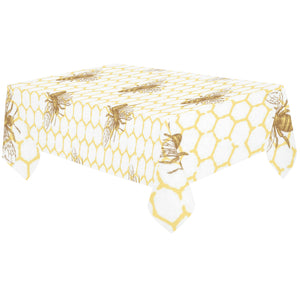Bee honeycomb seamless design pattern Tablecloth