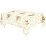Bee honeycomb seamless design pattern Tablecloth