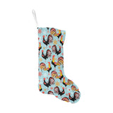 Rooster chicken cock snowfalke Christmas Stocking