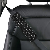 Engine Piston Black Theme Pattern Print Design 03 Car Seat Belt Cover